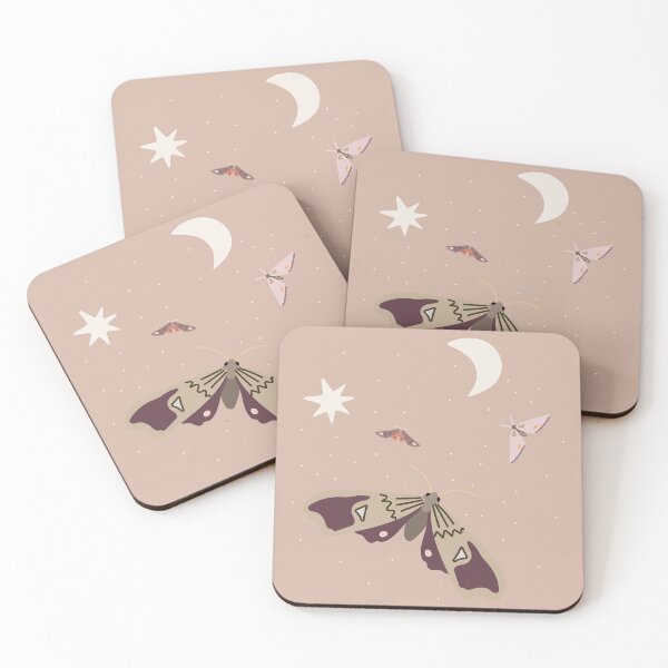 Item preview, Cute Moths Flying designed and sold by SpottedPilot.