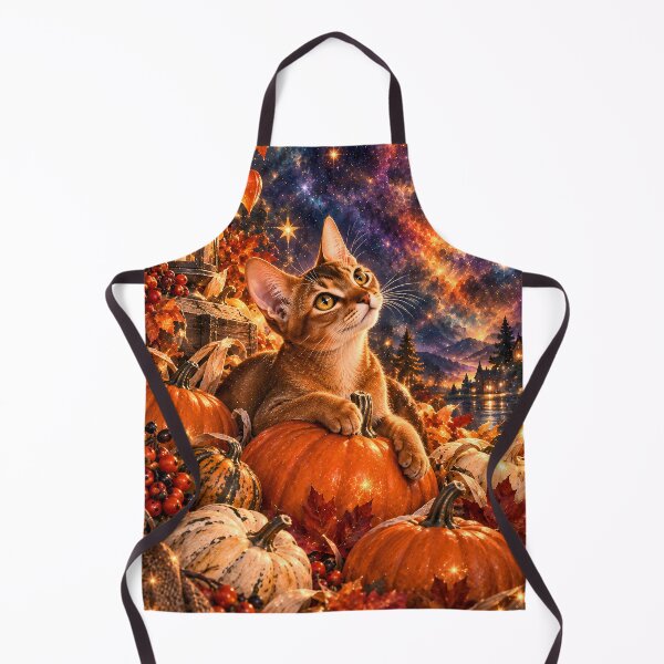 Item preview, Cat in a pumpkin field in the Halloween Galaxy space designed and sold by knuppify.