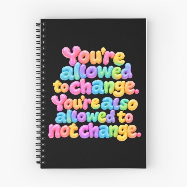 Item preview, You’re Allowed to Change – Self Acceptance Quote designed and sold by ManggaeJM.
