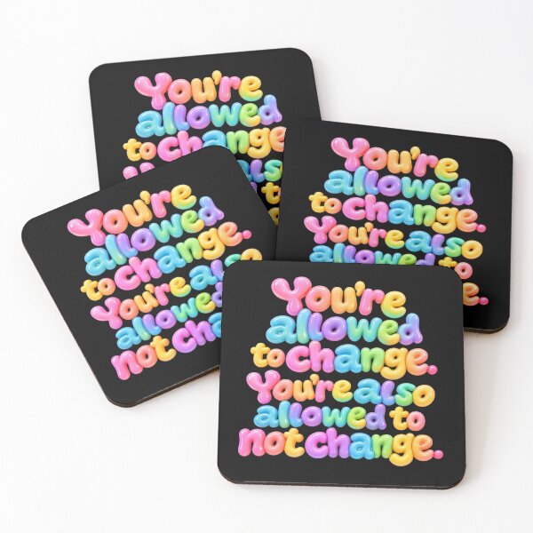 Item preview, You’re Allowed to Change – Self Acceptance Quote designed and sold by ManggaeJM.