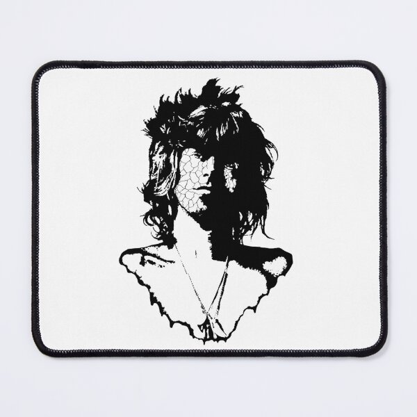 Item preview, Raw Rock & Roll Gritty Monochrome Geometric Distressed transparent Portrait designed and sold by surmind.