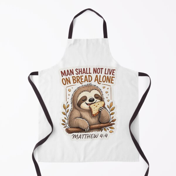 Item preview, Matthew 4:4 Man Shall Not Live On Bread Alone designed and sold by plushism.