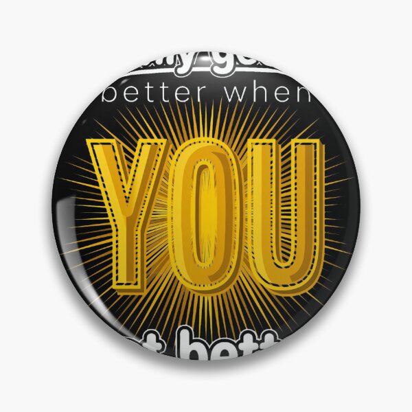 Item preview, Your Life Only Gets Better When You Get Better Brian Tracy Quote Art designed and sold by Vibe-Vary.