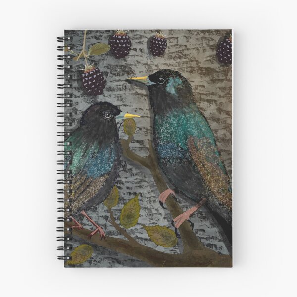Item preview, Starlings and bramble designed and sold by susiscauldron.