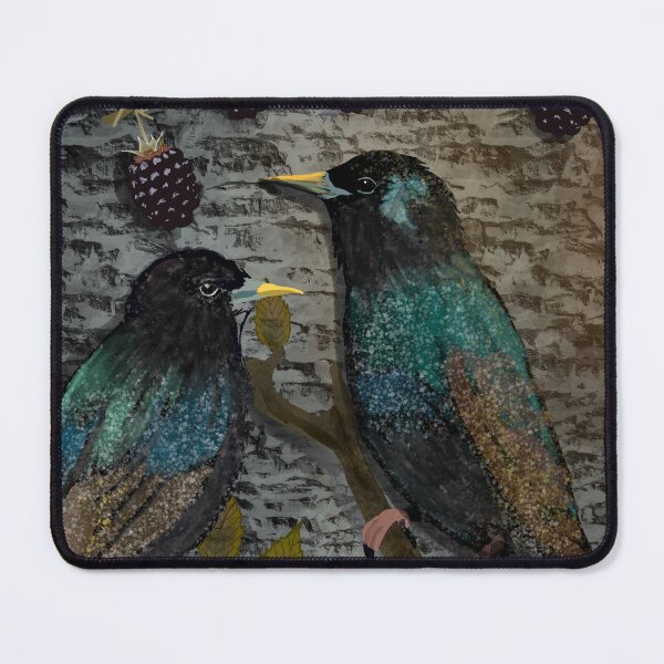 Item preview, Starlings and bramble designed and sold by susiscauldron.