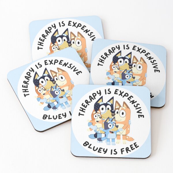 Item preview, Therapy is expensive; Bluey is free designed and sold by momitsartstuff.