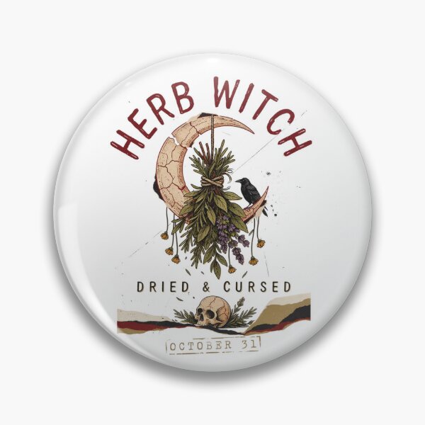Item preview, Herb Witch Halloween Design Graphic Tee v4 designed and sold by DarylWelsh2024.
