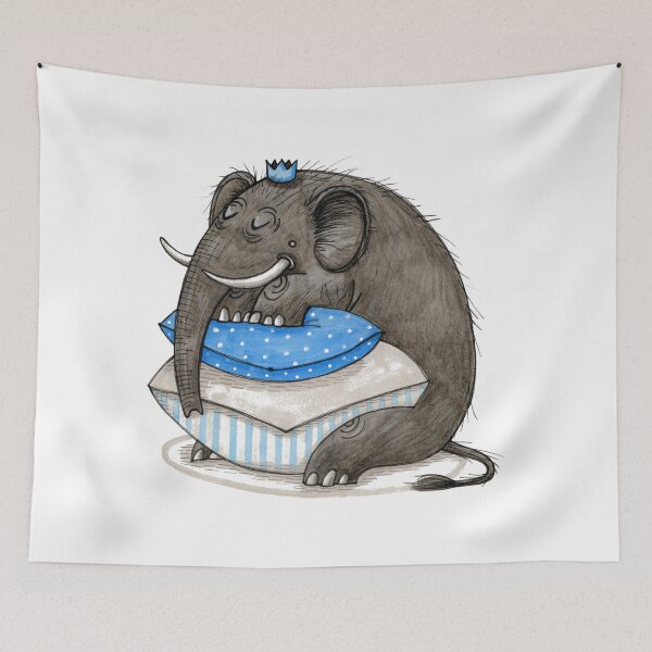 Item preview, Elephant - Sleeping Beauty designed and sold by JunieMond.