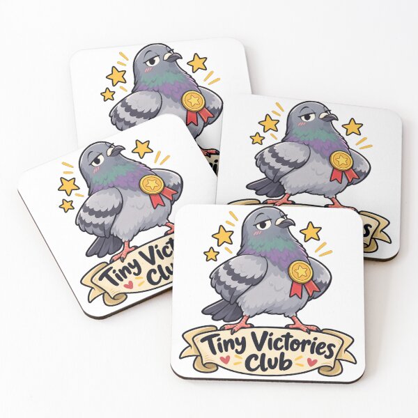 Item preview, Tiny Victories Club Cute Pigeon Medal designed and sold by ODDLUME CLUB.