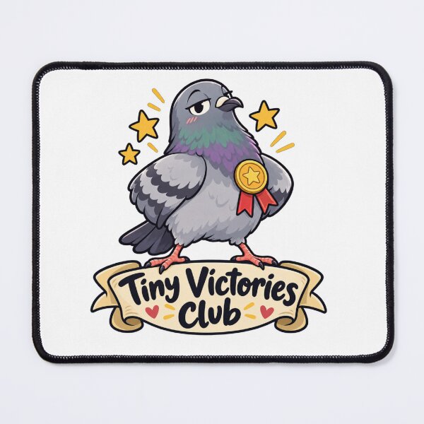 Item preview, Tiny Victories Club Cute Pigeon Medal designed and sold by ODDLUME CLUB.