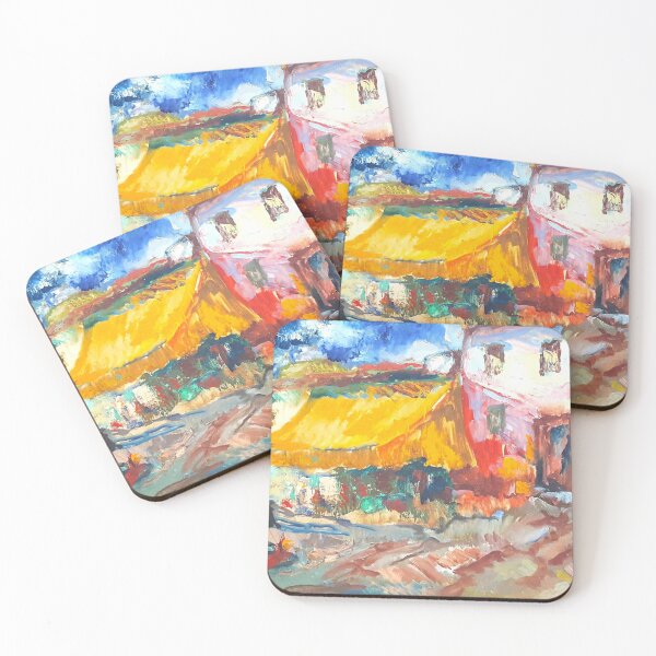 Item preview, Golden Noon at the Village Cafeteria – Youssef Kamel 1963 designed and sold by  Youssef Kamel-Official Collection.