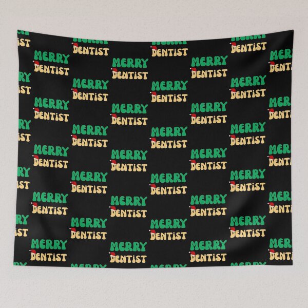 Item preview, Retro Merry Dentist Christmas Dental Assistant designed and sold by mumchaosdesigns.