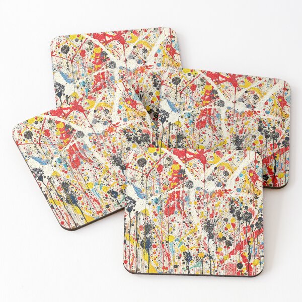 Item preview,     Colorful Chaos – Abstract Paint Splatter designed and sold by Arjen Roos.