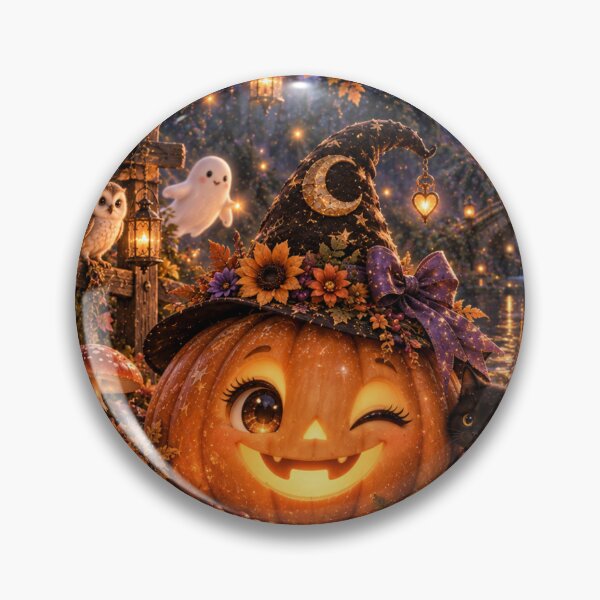 Item preview, Whimsical Pumpkin Enchanted Halloween designed and sold by FairyArtCottage.