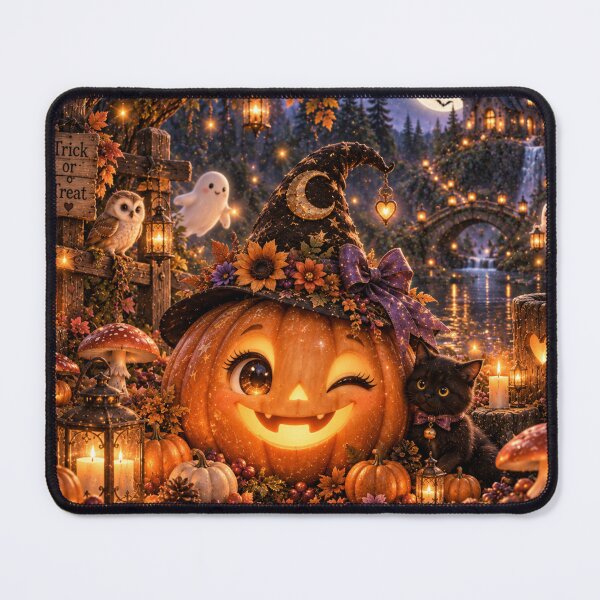 Item preview, Whimsical Pumpkin Enchanted Halloween designed and sold by FairyArtCottage.