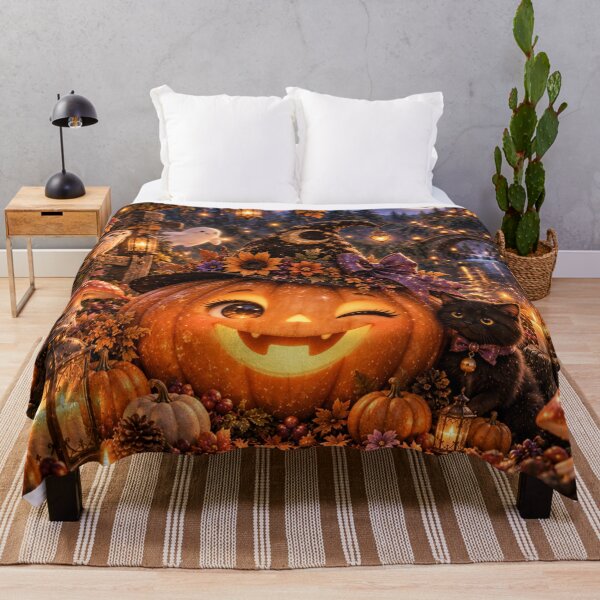 Item preview, Whimsical Pumpkin Enchanted Halloween designed and sold by FairyArtCottage.