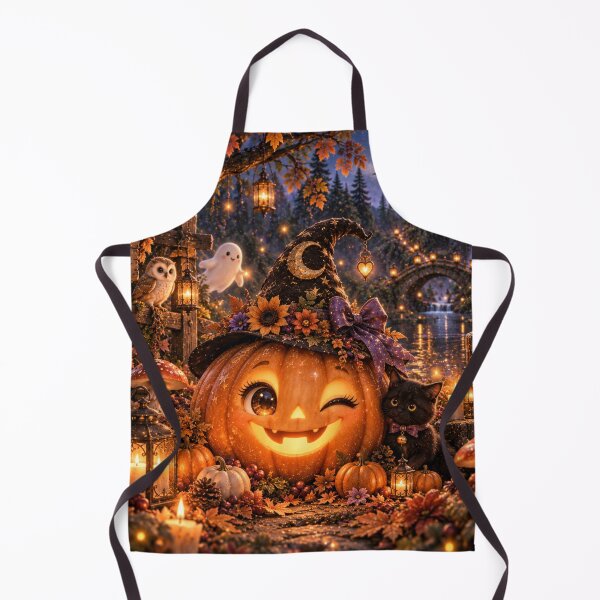 Item preview, Whimsical Pumpkin Enchanted Halloween designed and sold by FairyArtCottage.