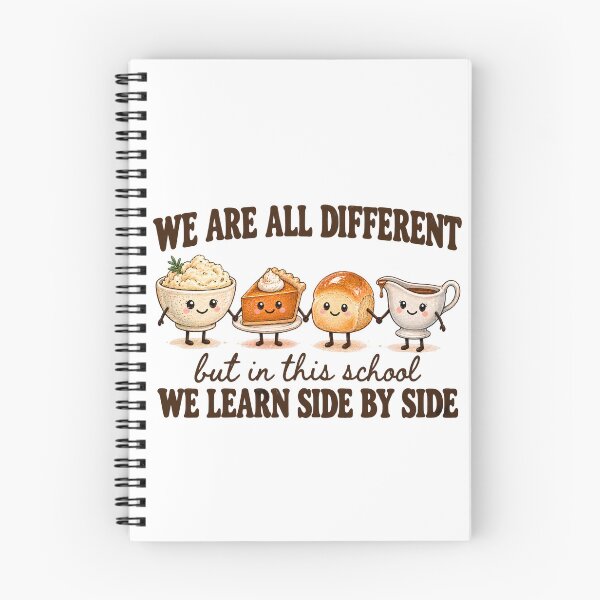 Item preview, We Are All Different But in This School We Learn Side By Side Design designed and sold by VGAfanatic.