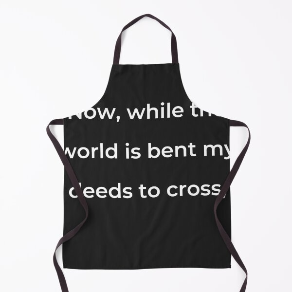 Item preview, “Now, while the world is bent my deeds to cross,” - print white designed and sold by ariksworld.