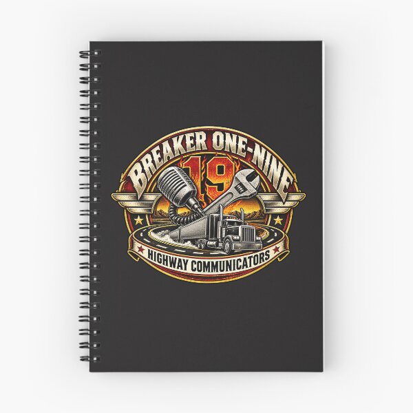 Item preview, Breaker One-Nine | Highway Communicators | CB Radio Semi Truck Wrench Art designed and sold by NomadForge.