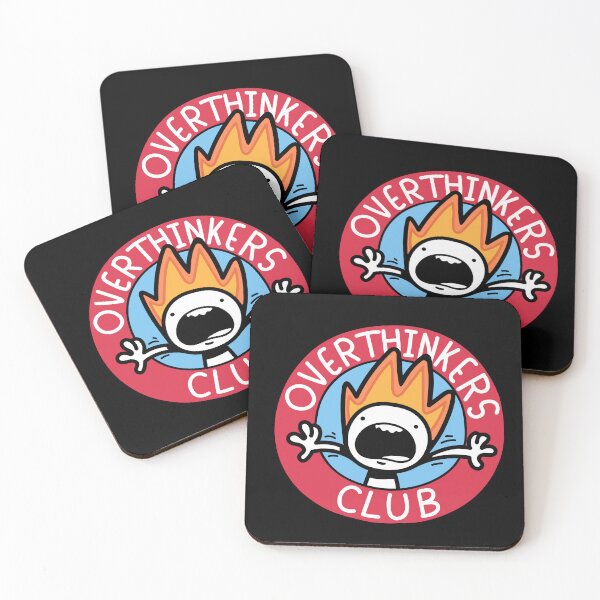 Item preview, Overthinkers Club - Overthinking Brain designed and sold by Zerhof.