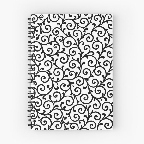Item preview, Black Karakusa Japanese Pattern designed and sold by Mitofu.
