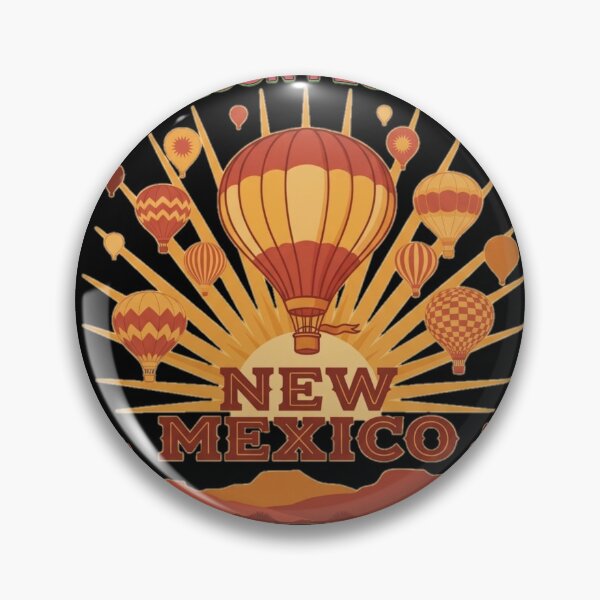 Item preview, New Mexico Desert Sunrise Balloon Festival Art designed and sold by YounexxART.