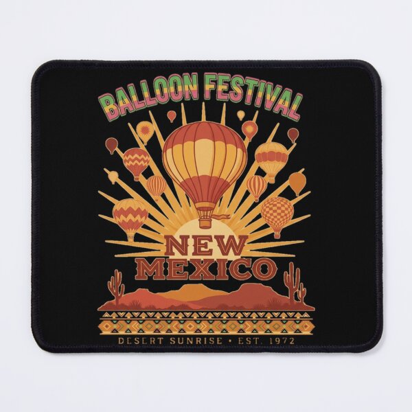 Item preview, New Mexico Desert Sunrise Balloon Festival Art designed and sold by YounexxART.
