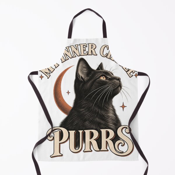 Item preview, My Inner Circle Purrs Black Cat designed and sold by OMAR SAYOURI.