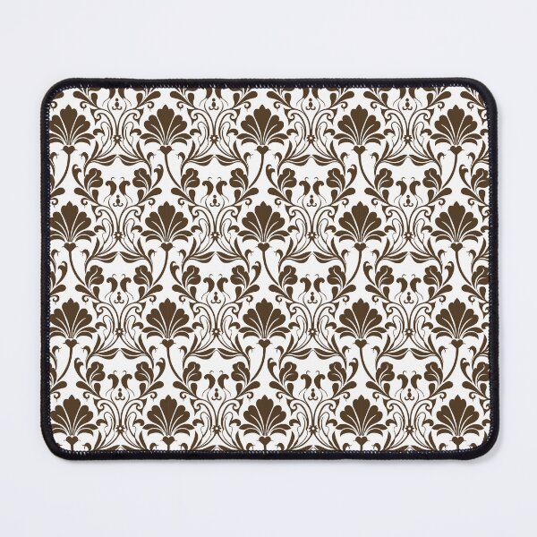 Item preview, Vintage Brown Damask Floral Seamless Pattern designed and sold by ​Jyoti Digital Artist.