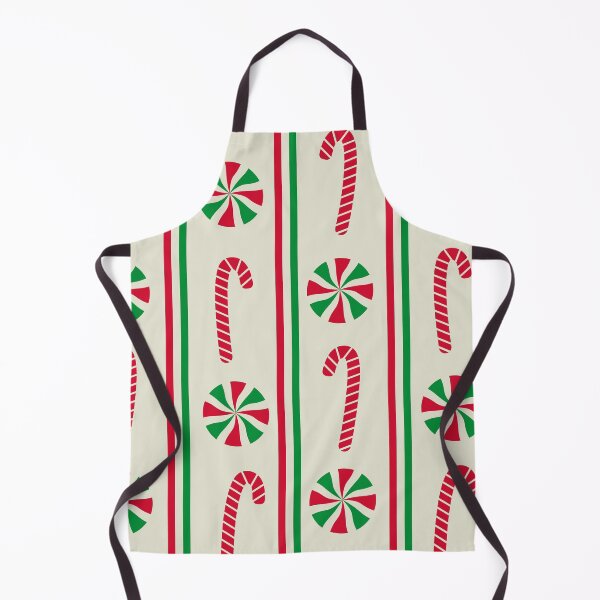 Item preview, Striped Christmas Candy Peppermint and Sticks Pattern in Red and Green designed and sold by Yasminepatterns .