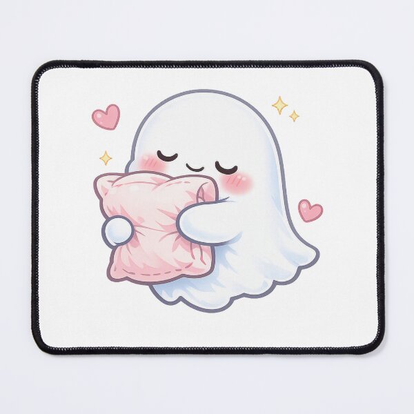 Item preview, Kawaii Pillow Hug Ghost designed and sold by Sommium .
