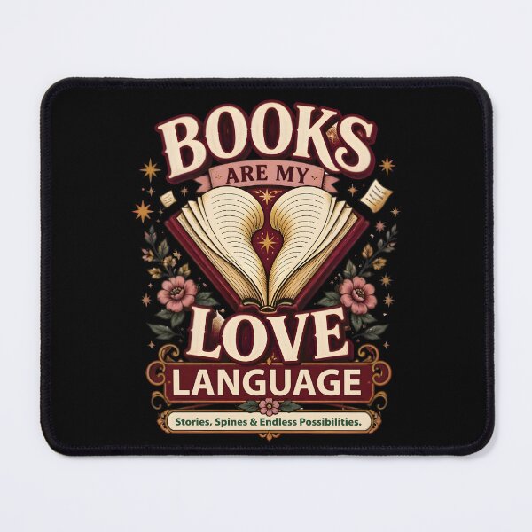 Item preview, Books Are My Love Language Romantic Book Lover designed and sold by DESIGNNOUR.