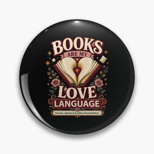 Item preview, Books Are My Love Language Romantic Book Lover designed and sold by DESIGNNOUR.
