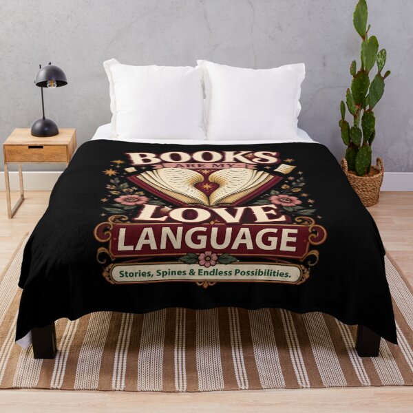 Item preview, Books Are My Love Language Romantic Book Lover designed and sold by DESIGNNOUR.