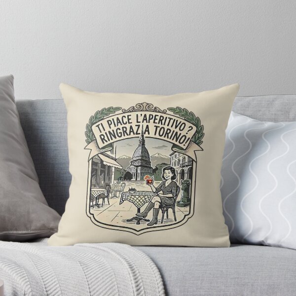 Item preview, Do You Like Aperitivo? Thank Turin! - Vintage Retro Style designed and sold by Torinostalgia.