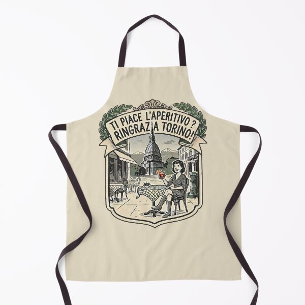 Item preview, Do You Like Aperitivo? Thank Turin! - Vintage Retro Style designed and sold by Torinostalgia.
