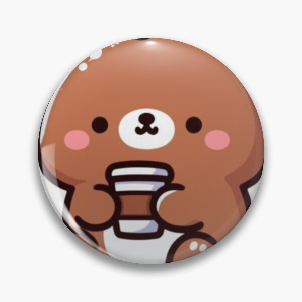 Item preview, Cute Cozy Bear with Coffee Cup Sticker – Kawaii Bear designed and sold by Shree shyam khatu ji.