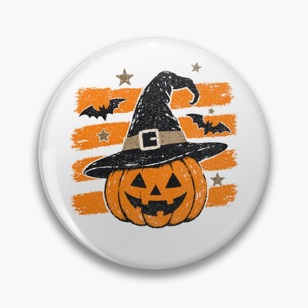 Item preview, Halloween Pumpkin Witch Hat Vintage Spooky Autumn designed and sold by Moizento.