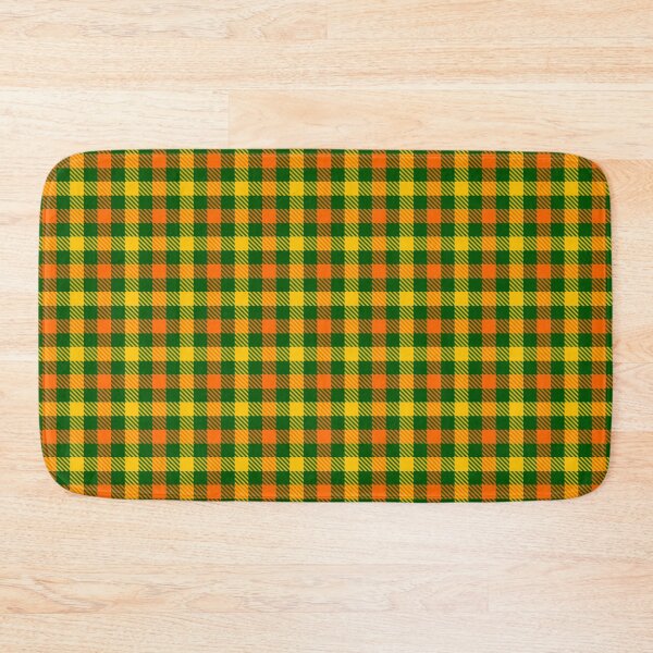Item preview, Yellow And Orange On Green Gingham Check   designed and sold by PatternTitan.