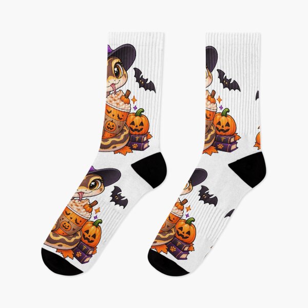 Item preview, Pumpkin Spice & Snake Vibes – Cute Halloween Exotic Animal Vet Design designed and sold by Bettybee00.