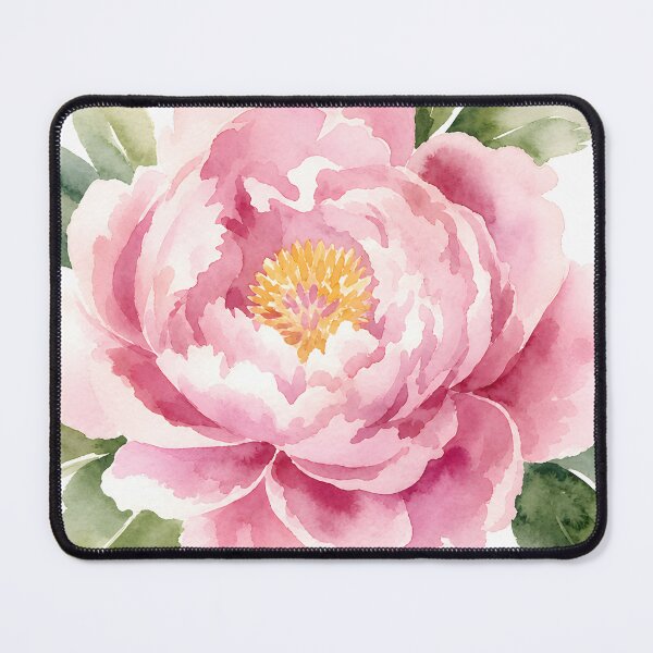 Item preview, Pink Peony Flower Vintage Floral Watercolor Art HD Store designed and sold by bard-art.