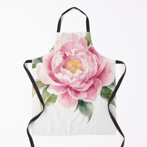 Item preview, Pink Peony Flower Vintage Floral Watercolor Art HD Store designed and sold by bard-art.