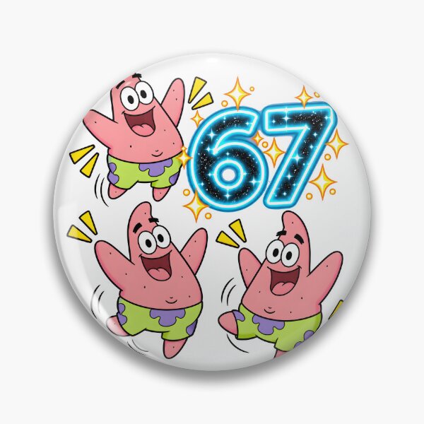 Item preview, 67 Meme Cute Pink Patrick - Funny Meme For Kids designed and sold by VibeStoreMix.
