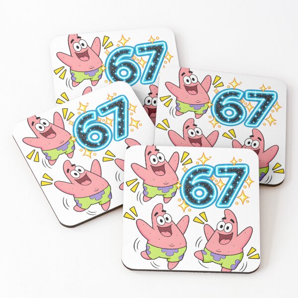 Item preview, 67 Meme Cute Pink Patrick - Funny Meme For Kids designed and sold by VibeStoreMix.