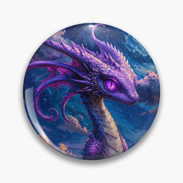 Item preview, Purple Dragon Fantasy – Enchanted Moonlit Flower Garden designed and sold by DrakariArt.