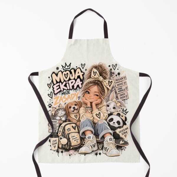 Item preview, My Crew, My Rules – Girl with Her Friends designed and sold by MONIKA08 DESIGN.