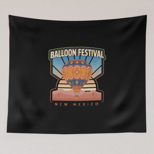 Item preview, New Mexico Balloon Festival Retro Badge designed and sold by YounexxART.
