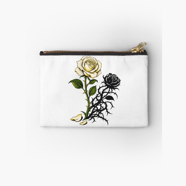 Item preview, Dorian Gray White Rose with a Thorny Shadow designed and sold by Fenay Designs.