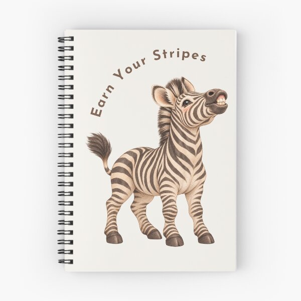Item preview, Earn Your Stripes Zebra Safari Art designed and sold by mycute-stickers.